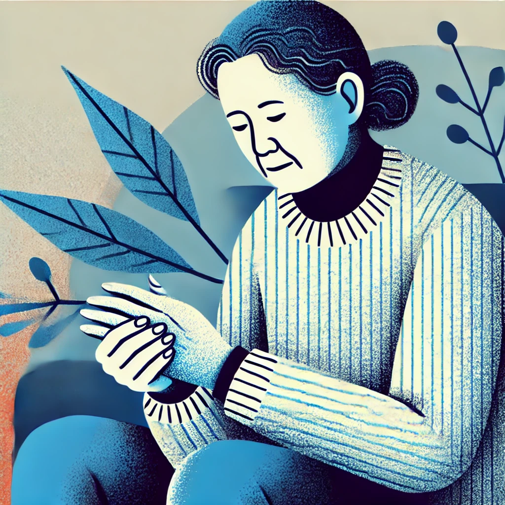 갱년기 여성의 다리저림과 수족냉증 이미지