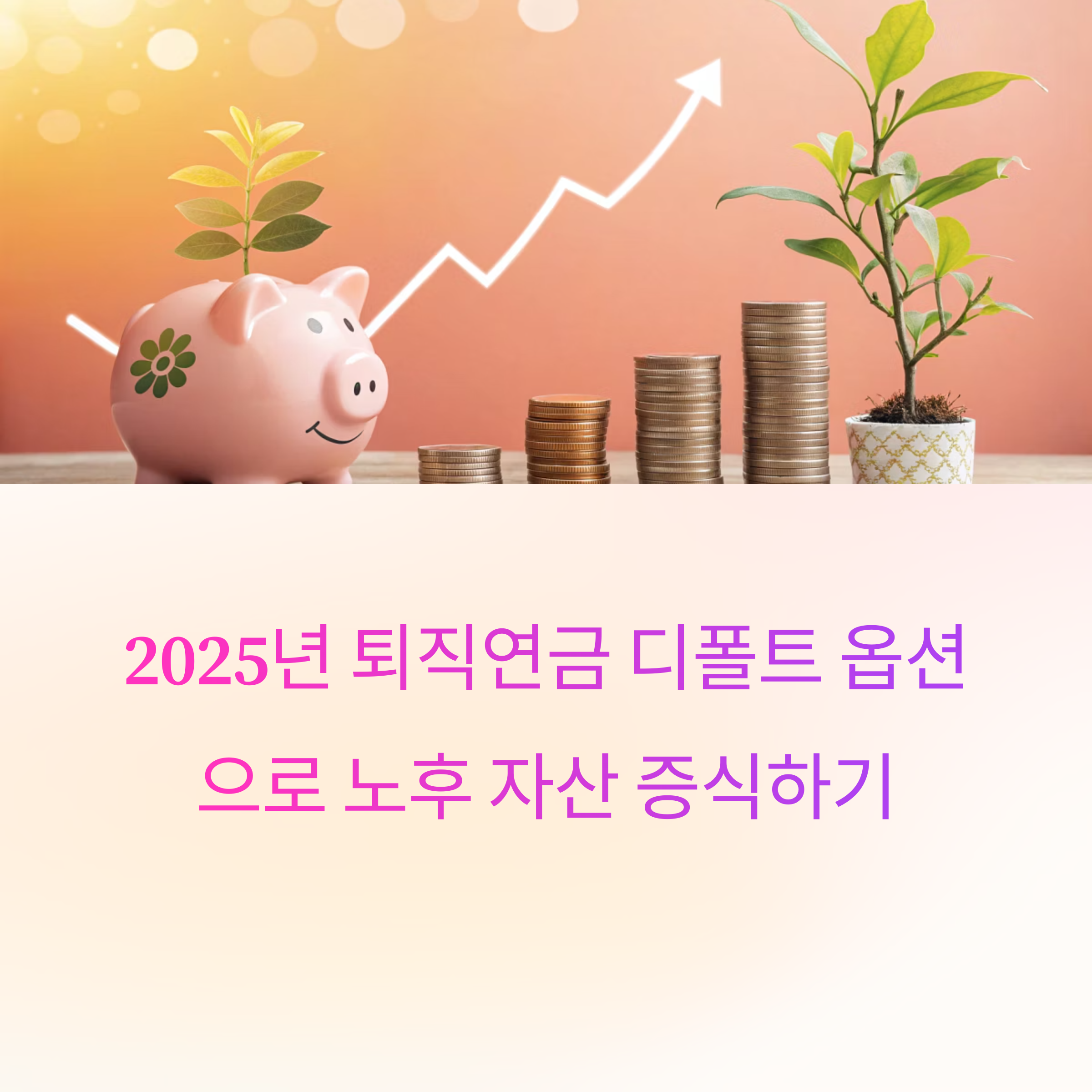 퇴직연금 디폴트 옵션 활용 전략