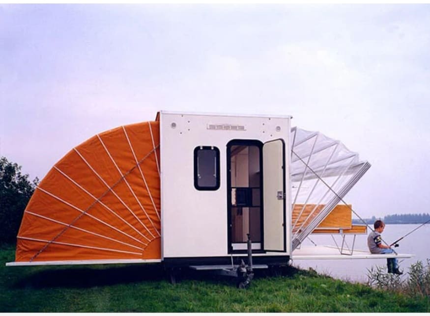 1986년의 혁신적인 이동식 주택