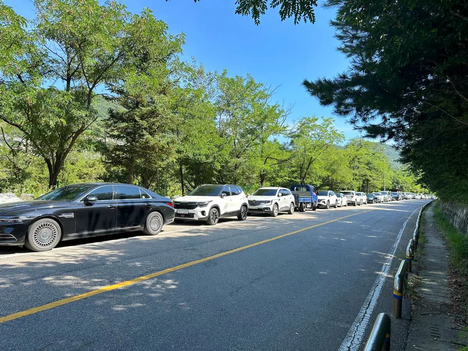 삼막사계곡 주차장 사진