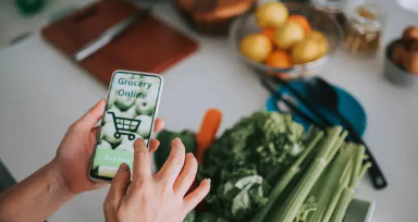 핸드폰 식품 주문