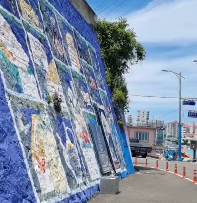 통영 동피랑 벽화마을