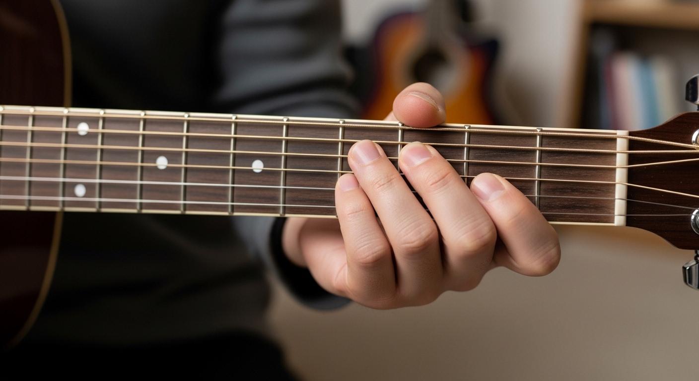 기타 B코드 운지법