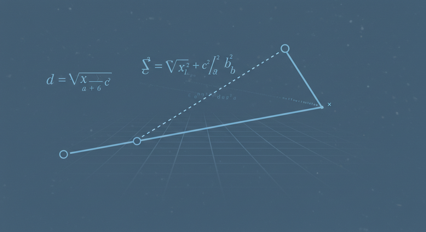점과 직선 사이의 거리 공식: 원리와 문제 풀이