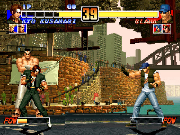 더 킹 오브 파이터즈 96 메인화면