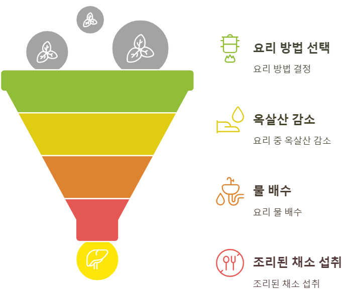 옥살산염 감소를 통한 건강한 섭취