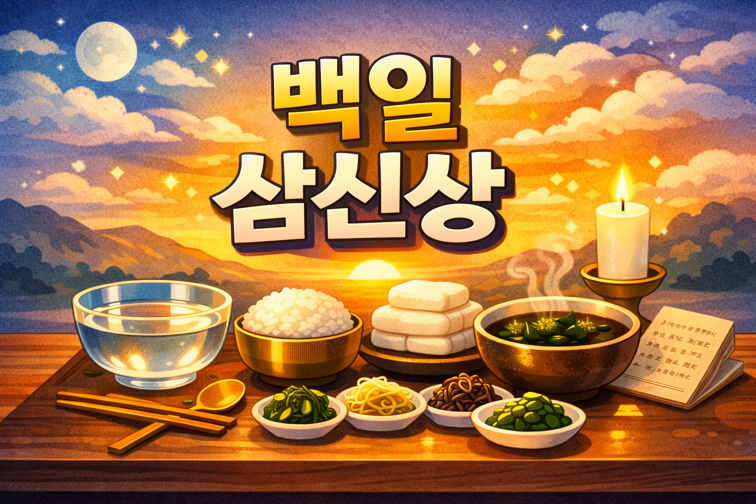 백일 삼신상