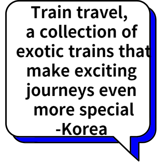 Train travel&#44; a collection of exotic trains that make exciting journeys even more special-Korea