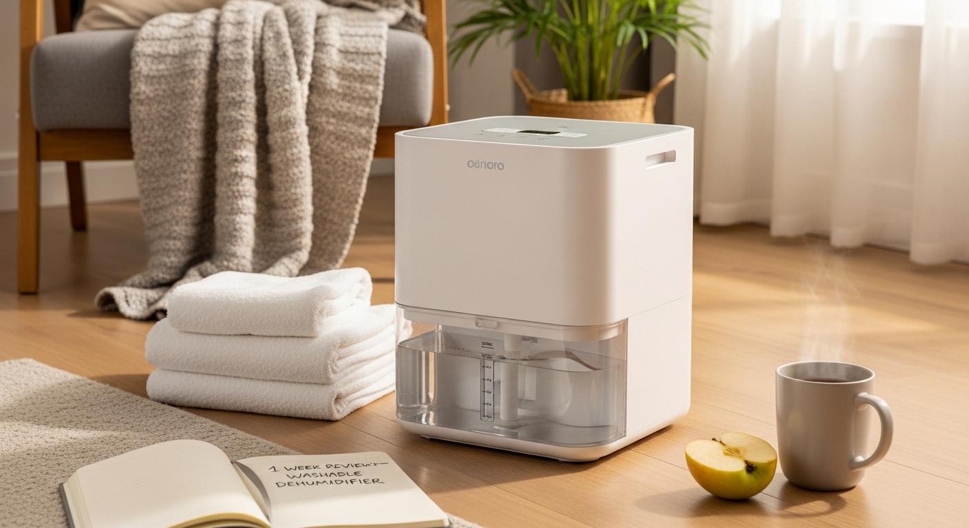 세척 위생 제습기 1주 사용 후기