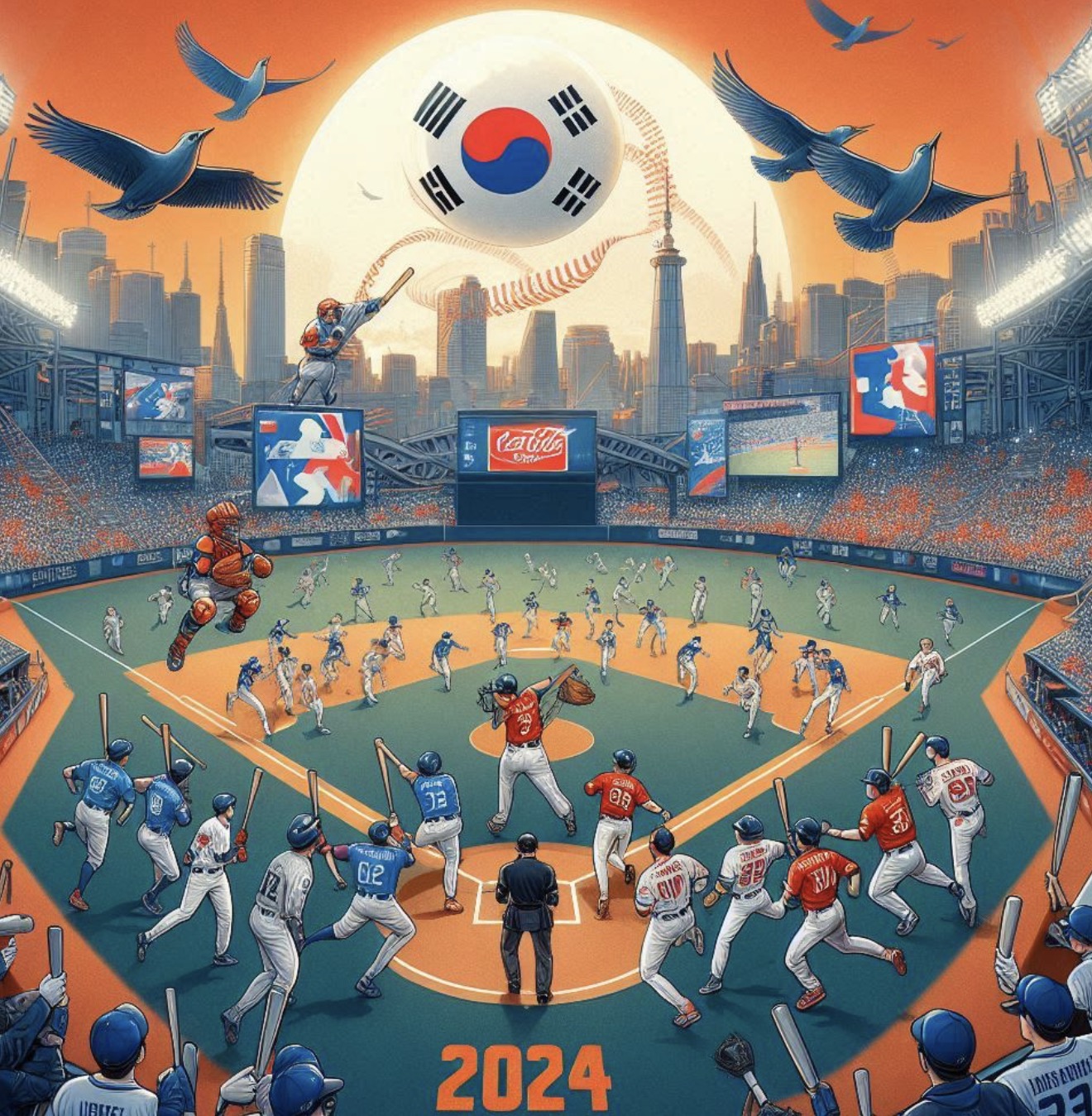 2024년 KBO 프로야구 팀당 경기수 (144게임)