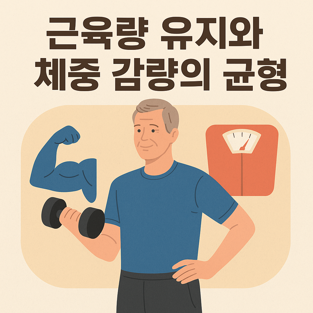 근육량 유지와 체중 감량의 균형