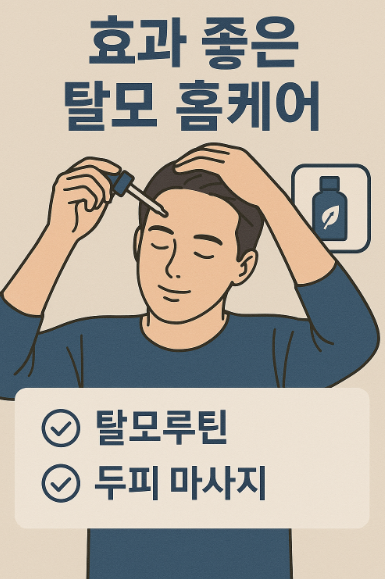 탈모 홈케어 루틴 정리