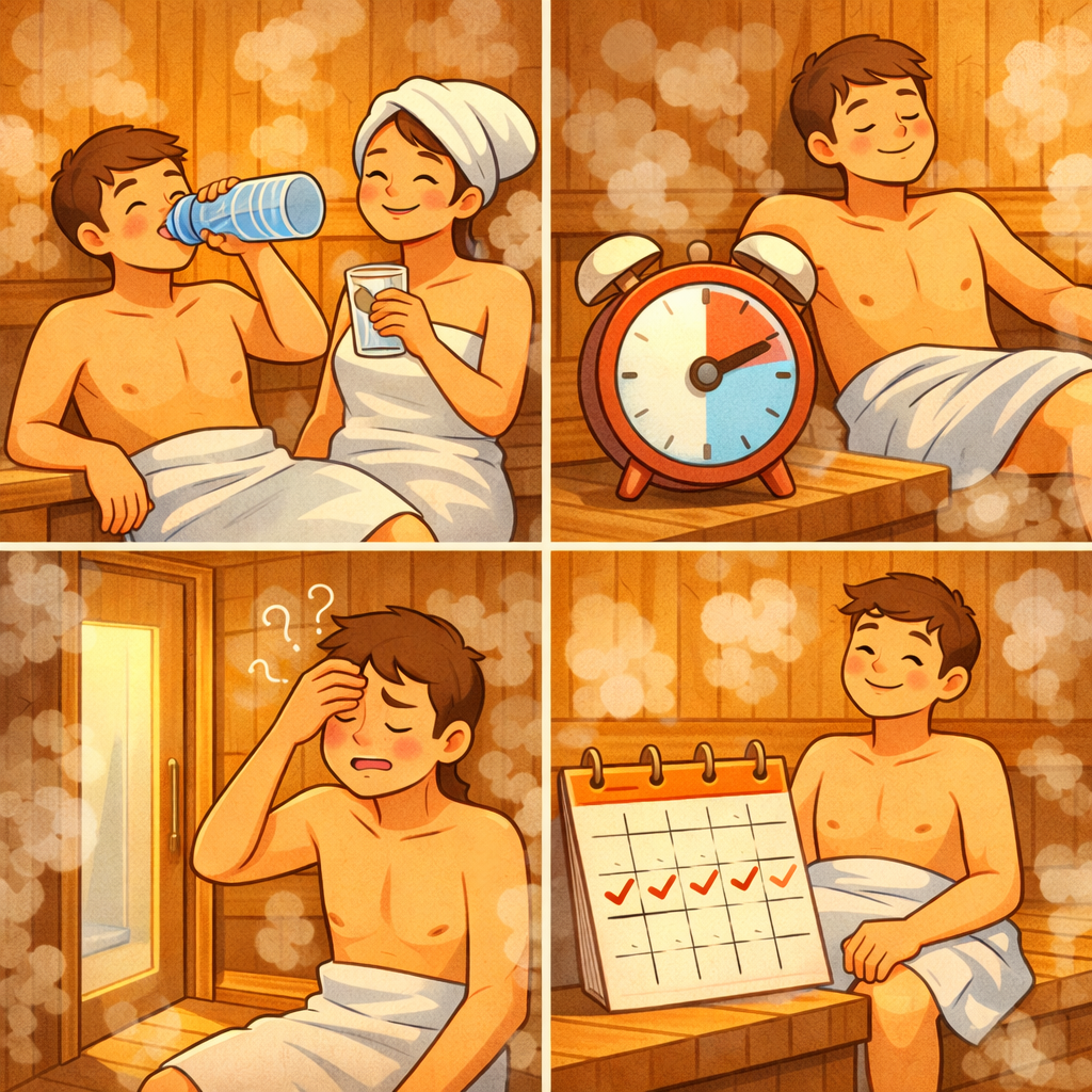 매일 사우나 효과 건강