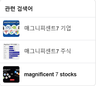 빅테크 7 수익률 순위
