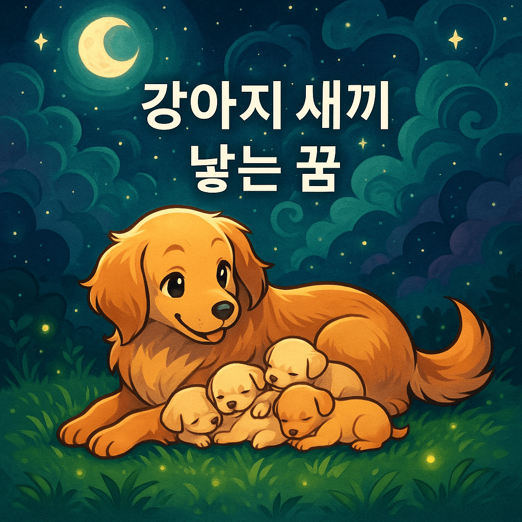강아지 새끼 낳는 꿈
