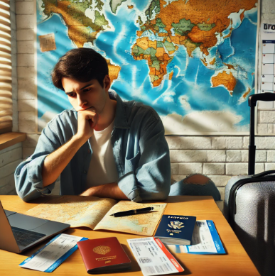 해외 여행 준비 이미지