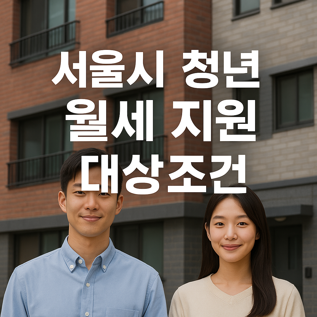 서울시 청년 월세 지원 대상조건 완벽 정리 (2025)