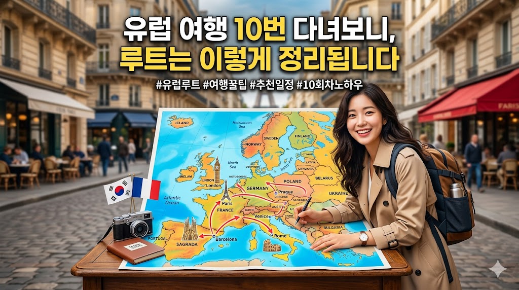 유럽 여행 10번 다녀보니, 루트는 이렇게 정리됩니다