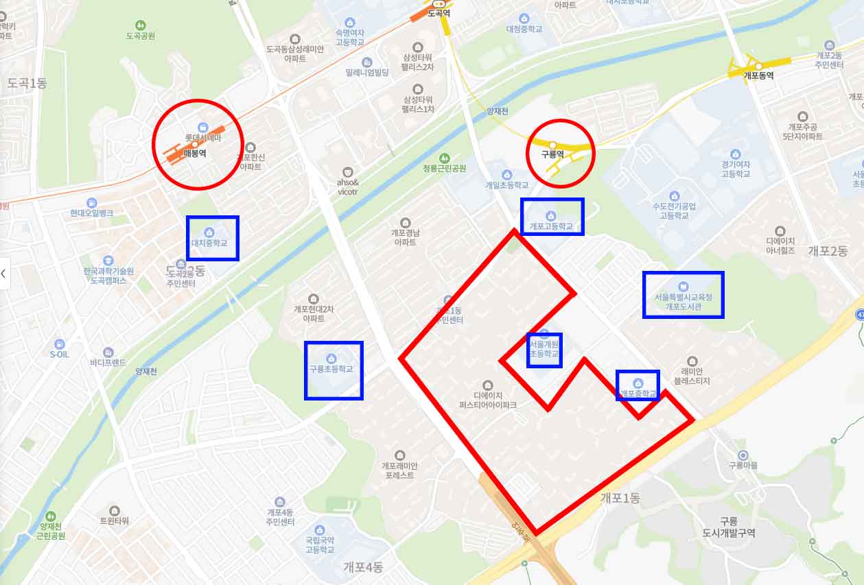 디에이치 퍼스티어 아이파크 입지환경