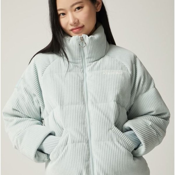 르꼬끄스포르티브 르꼬끄 우먼스 에슬레저 코듀로이 푸퍼 다운 QN422ODJN1