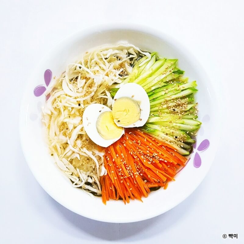 미역국수 물냉면 다이어트면 간단 요리 레시피