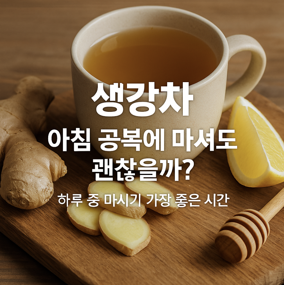 생강차, 아침 공복에 마셔도 괜찮을까? 하루 중 마시기 가장 좋은 시간