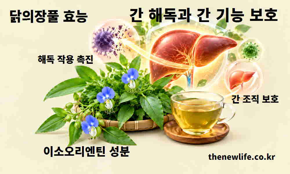 닭의장풀 효능 간 해독 간 기능 보호