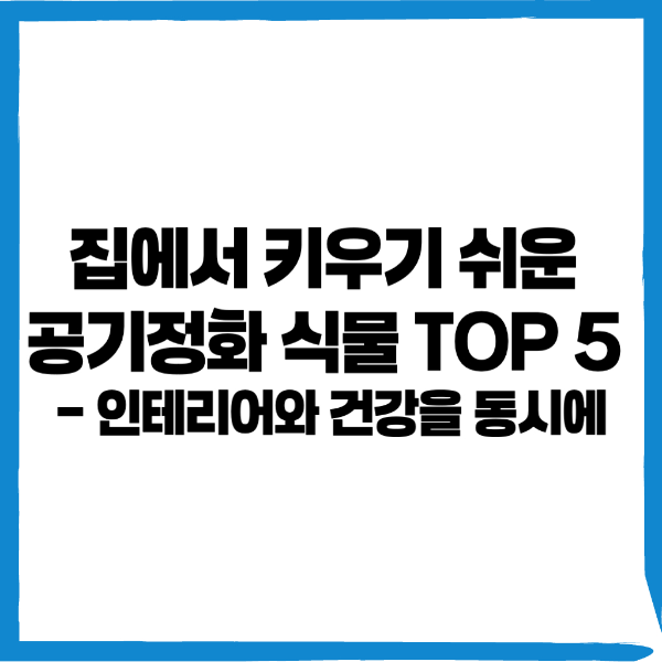 공기정화 식물, 인테리어