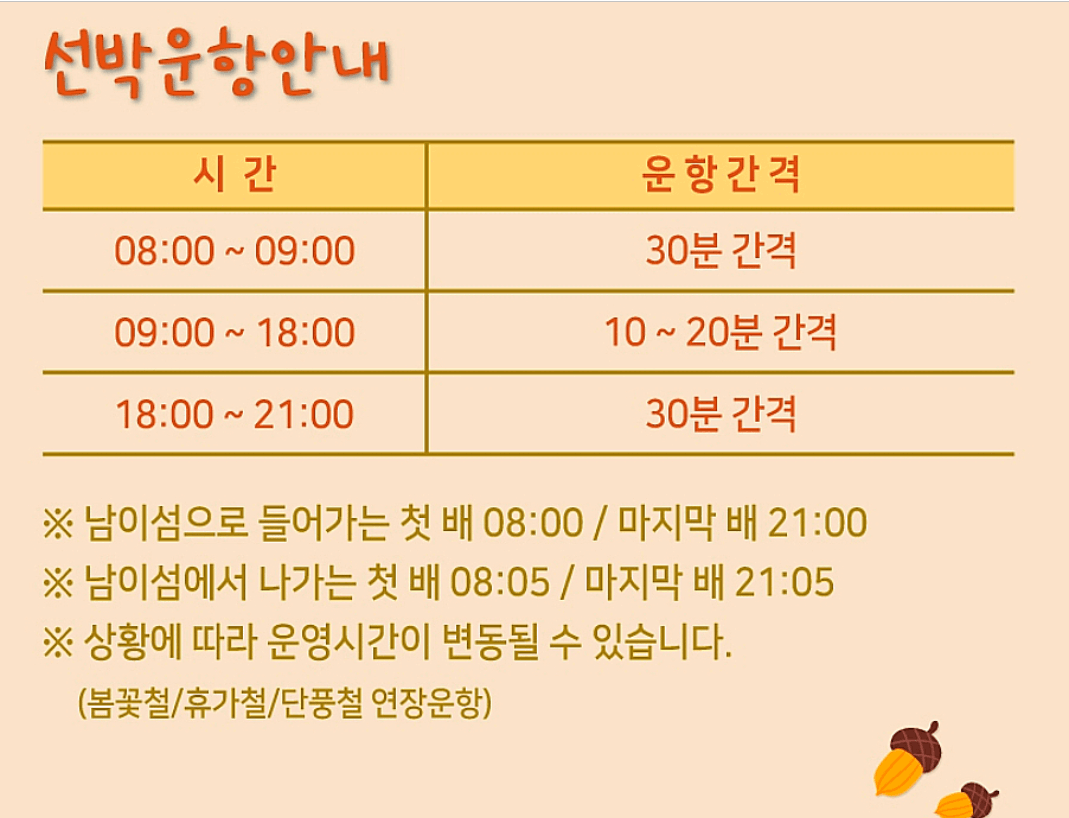 배시간표