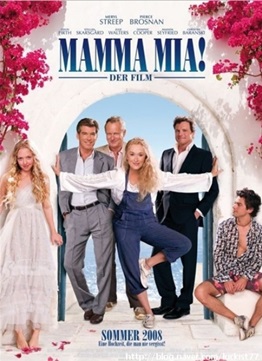 맘마미아(영국, 미국, 독일 2008) ABBA의 음악, 로케이션, 서사