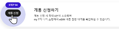 eSIM 셀프 개통