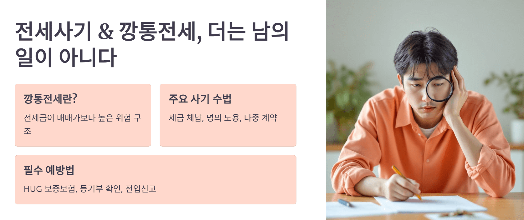 전세사기 & 깡통전세, 더는 남의 일이 아니다