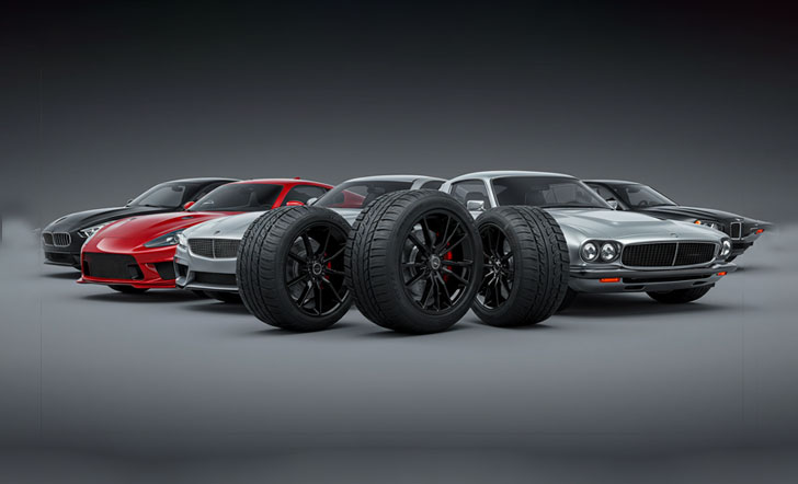 자동차 타이어 이미지