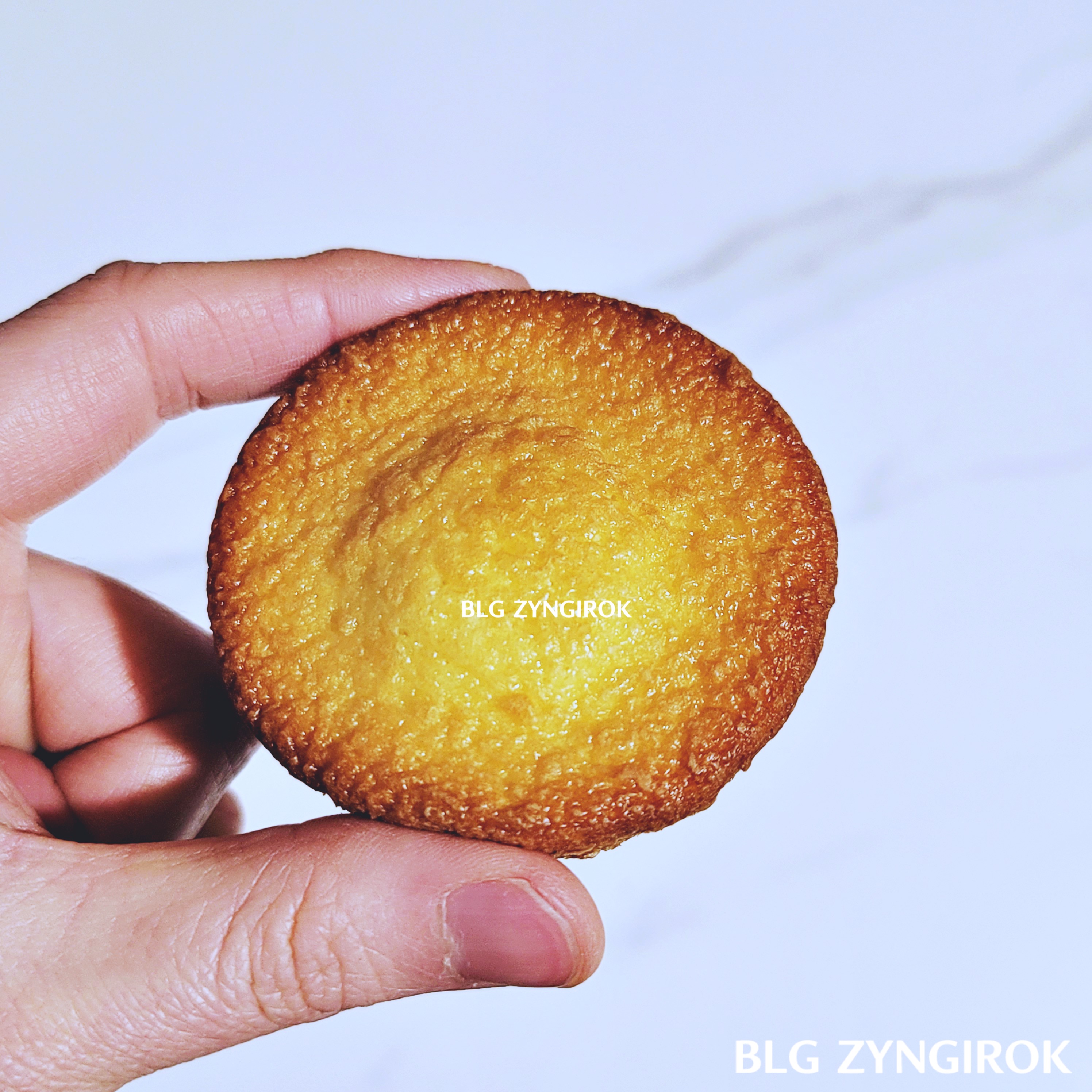 카스타드를 들고있는 모습이다.