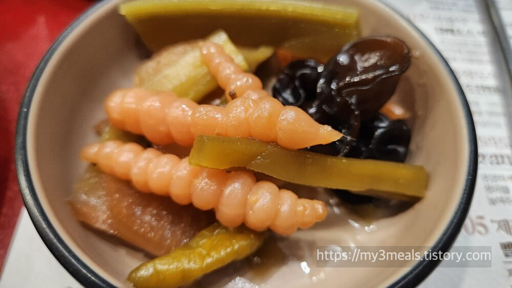 초석잠 장아찌