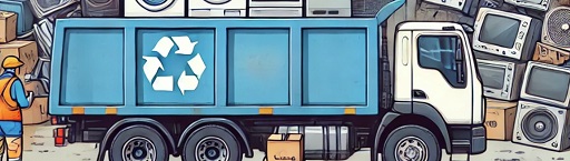 글의 이해를 돕기 위한 폐가전 수거 차량 이미지