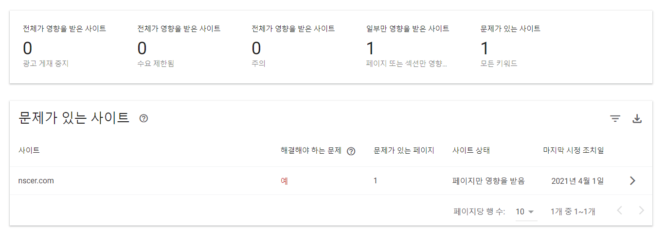애드센스-문제가있는-사이트