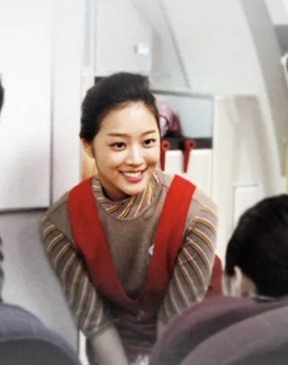 조보아 승무원 실습