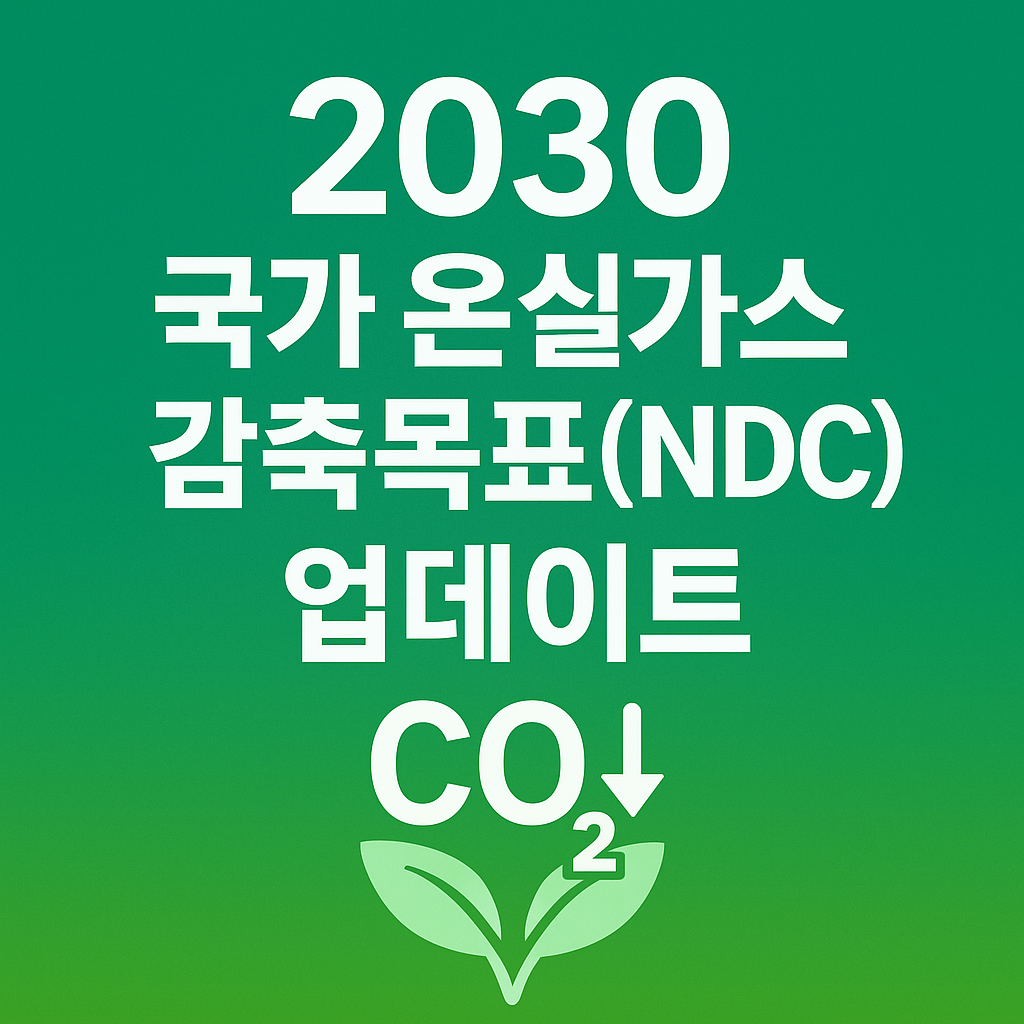 2030 국가 온실가스 감축목표