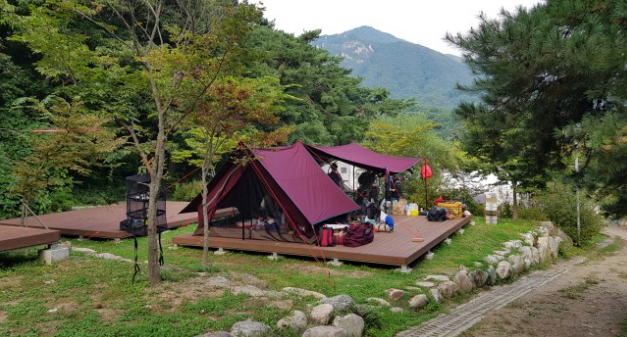 양평 용문산 오토캠핑장