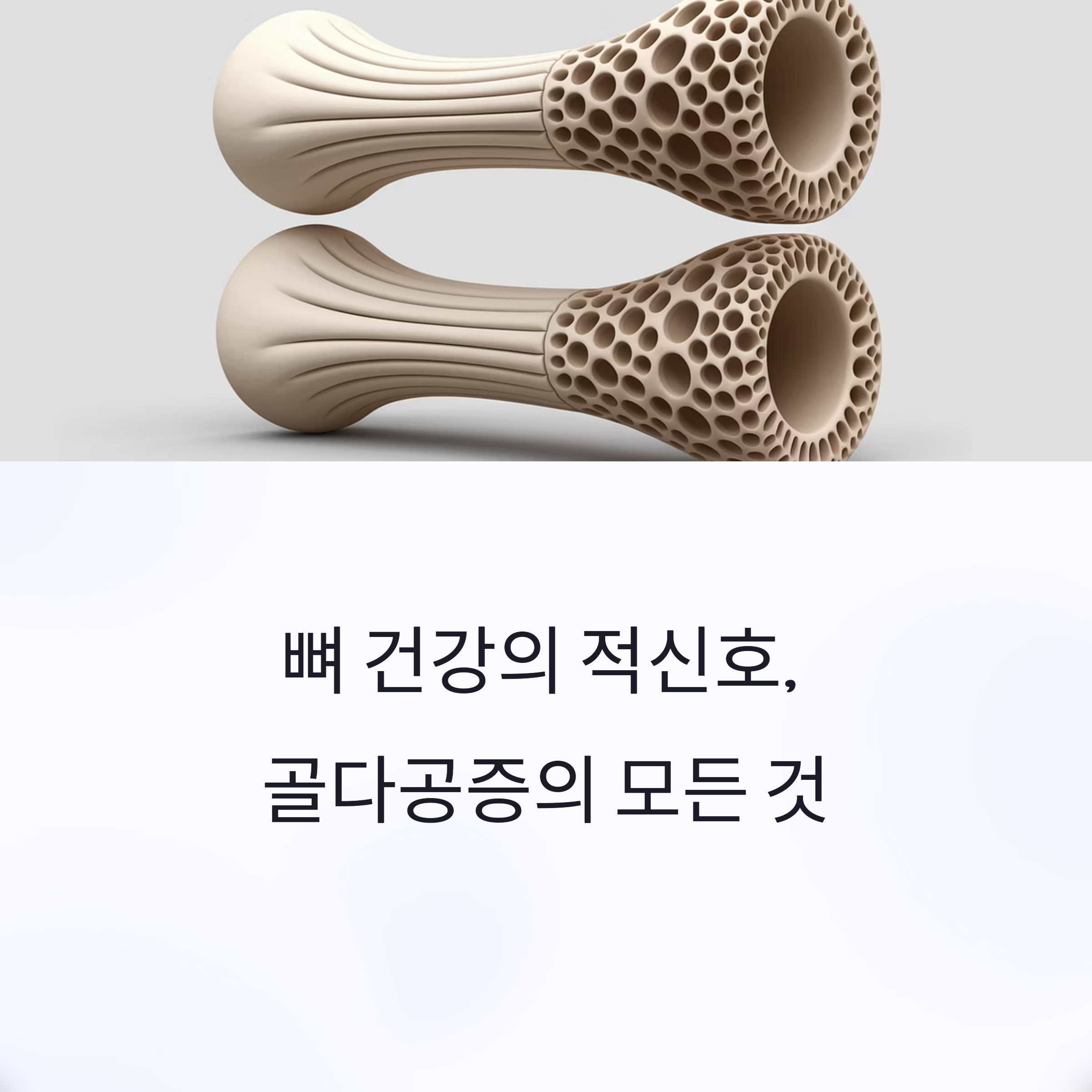 골다공증을 예방하는 생활 습관