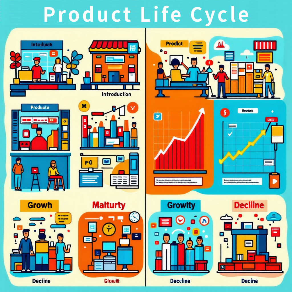라이프사이클별 마케팅 전략 비교 (신제품, 성장기, 성숙기)