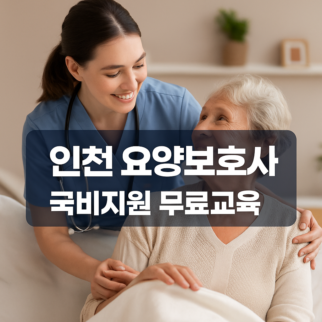 인천 요양보호사 국비지원 무료교육