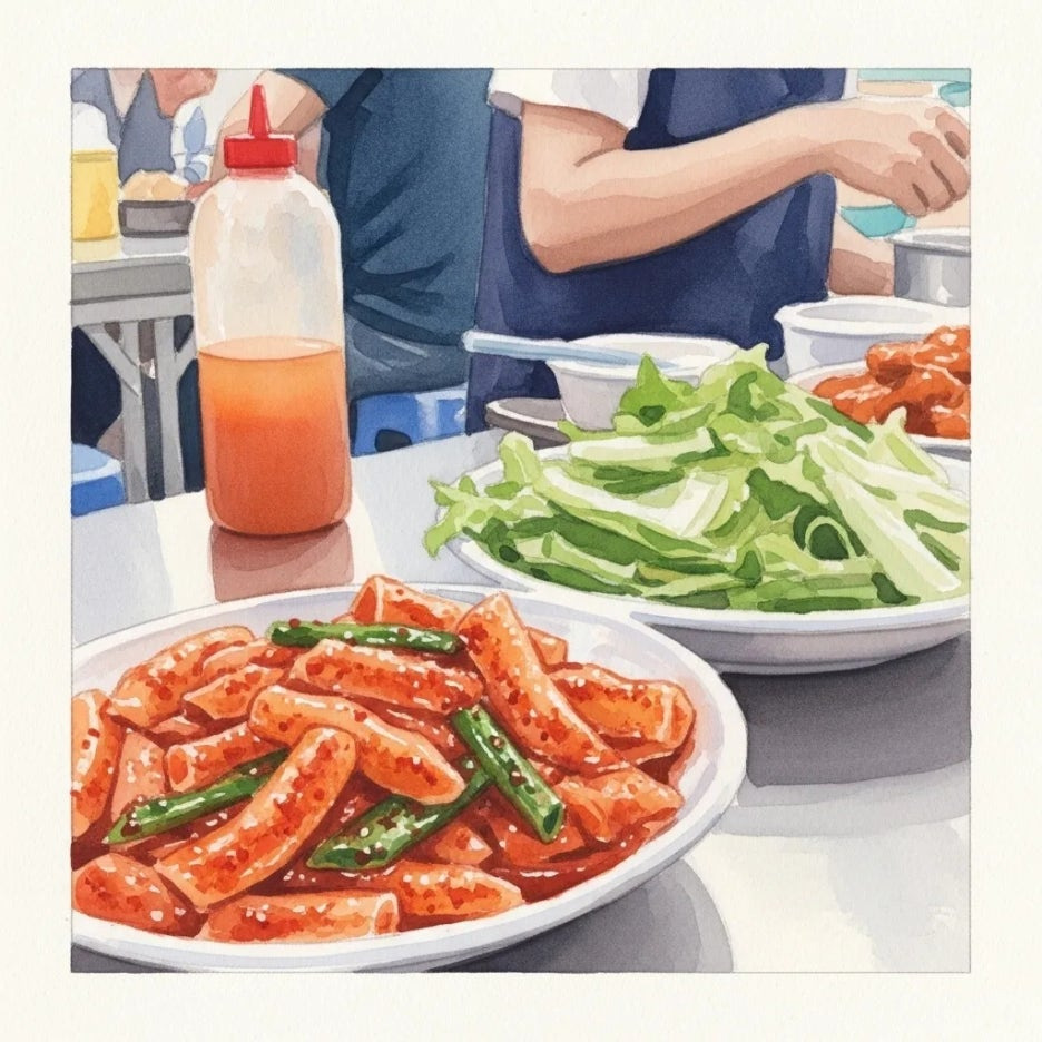 매콤하게 볶아낸 맛있는 쭈꾸미 요리