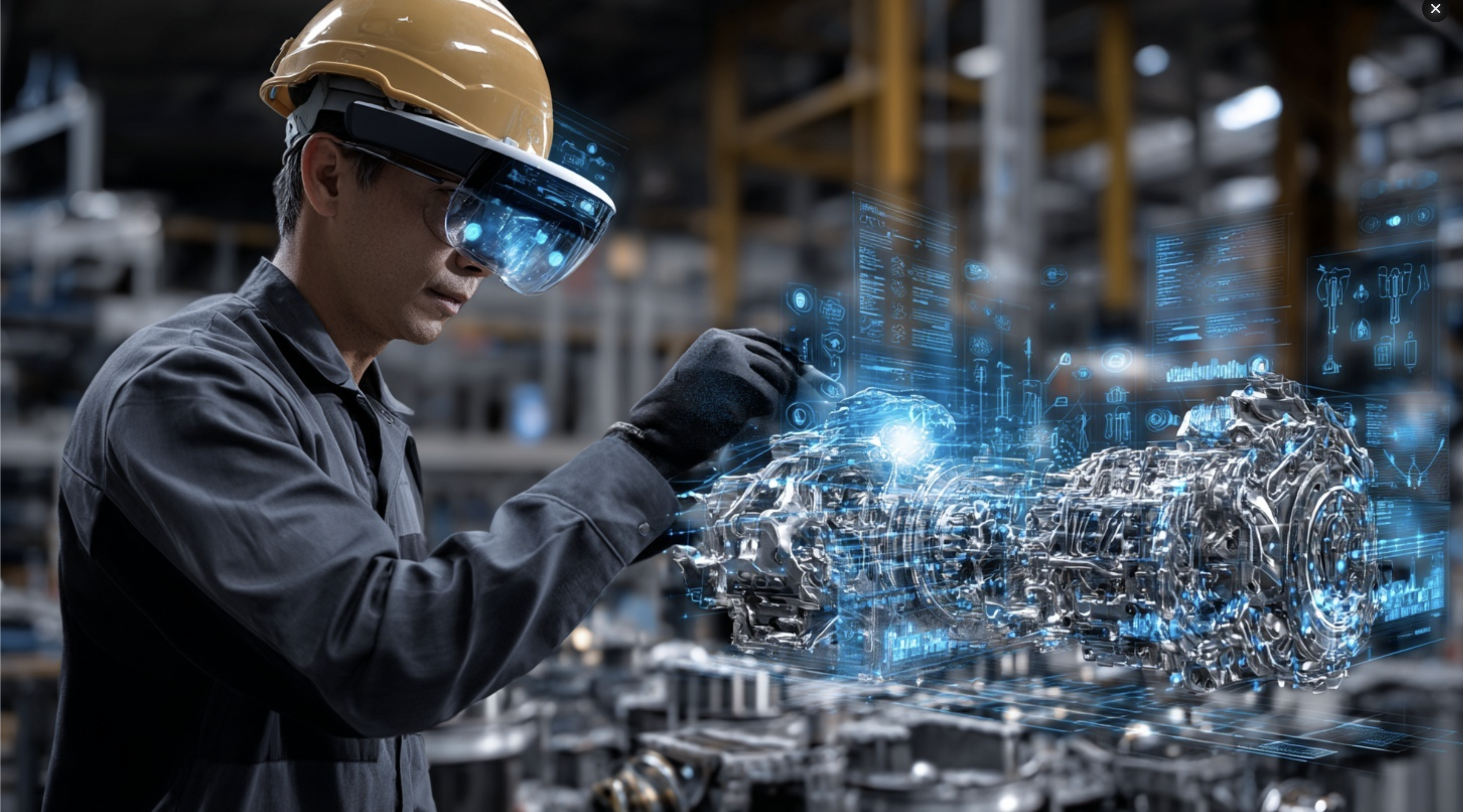 로컬AI로 구축된 현장에서 AI기반 예방정비를 실행하는 모습입니다.