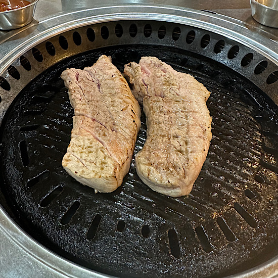 뻥쟁이네 고기 시킨 사진