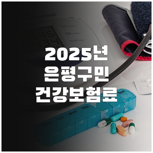 2025 은평구 건강보험료 지원: 대..