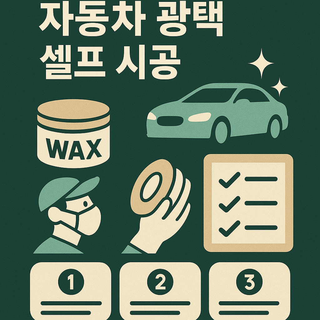 자동차 외부 코팅 유지 방법! 광택 오래 가는 비결 총정리