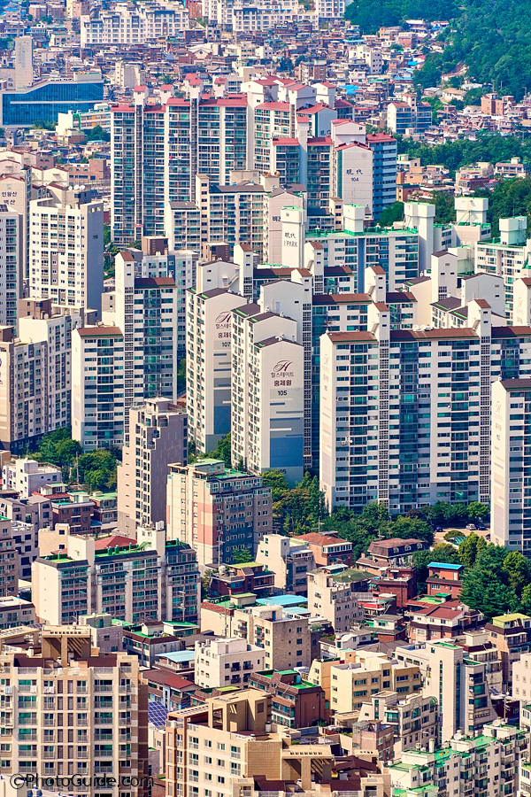 서울시내전경,서울아파트고층빌딩풍경-PhotoGuide.com