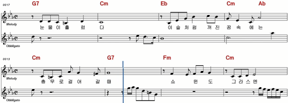 안다성(현인) - 서울야곡 악보